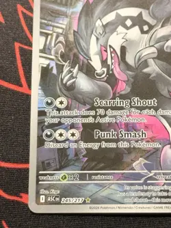 245/217 Galarian Obstagoon Illustration Rare Pokemon Ascended Heroes English NM - Image 5
