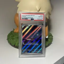 Pokemon TCG Cleffa Obsidian Flames Holo Card 202/197 Illustration Rare - PSA 10 - Image 1