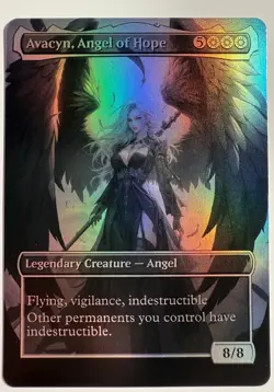 Avacyn, Angel of Hope FOIL Proxy Card with Custom designed art - Image 1