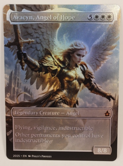 Avacyn, Angel of Hope FOIL Proxy Playtest Card with Custom Fantasy Art - Image 3