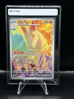 Pokemon Destined Rivals Rapidash 189/182 Illustration Rare Holo NM/Mint - Image 1