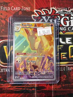 Rapidash - #189/182 - SV10: Destined Rivals Illustration Rare Holo Pokemon - NM - Image 1