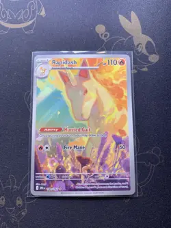 Rapidash - #189/182 - SV10: Destined Rivals Illustration Rare Holo Pokemon - NM - Image 1