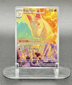 Rapidash 189/182 IR Pokemon Destined Rivals Illustration Rare Holo NM/M - Image 2