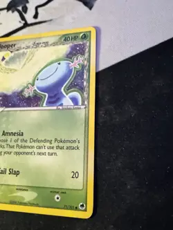 Pokemon TCG Wooper Delta EX Dragon Frontiers Card 71/101 Regular Common - Image 2