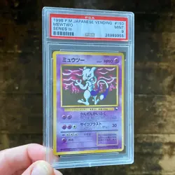 PSA 9 Mewtwo #150 Vending Series 3 III 1998 Rare Japanese Pokemon Card - Image 1