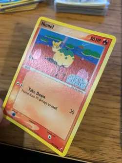 NM! Numel (59/100) EX Crystal Guardians Stamped Reverse Holo Pokemon Card! - Image 4