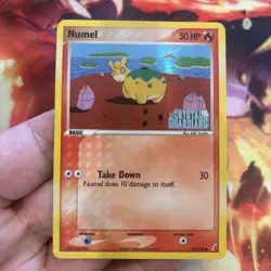 Numel Reverse Holo - 59/100 EX Crystal Guardians Foil Old School Fire Pokemon - Image 1