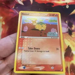 Numel Reverse Holo - 59/100 EX Crystal Guardians Foil Old School Fire Pokemon - Image 2