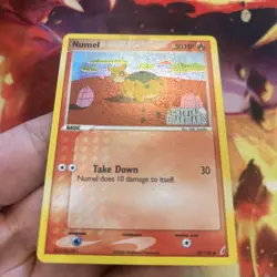 Numel Reverse Holo - 59/100 EX Crystal Guardians Foil Old School Fire Pokemon - Image 3