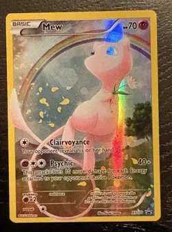 FULL ART Mew ULTRA RARE Pokemon Mythical Collection Promo XY110 Holo Foil - LP - Image 1