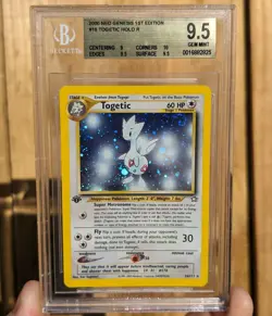 Pokemon Togetic Neo Genesis 1st Edition Holo Rare #16 BGS 9.5 Gem Mint - Image 1