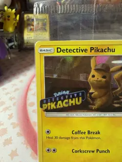 Pokemon 2019 Black Star Promo SM190 DVD Stamped Holo Detective Pikachu Sealed - Image 2