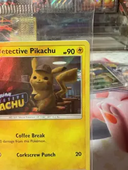 Pokemon 2019 Black Star Promo SM190 DVD Stamped Holo Detective Pikachu Sealed - Image 3
