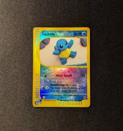 Pokemon EXPEDITION - #131/165 Squirtle - Reverse Holo - ENG - Moderately Played - Image 3