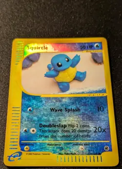 Pokemon EXPEDITION - #131/165 Squirtle - Reverse Holo - ENG - Moderately Played - Image 4