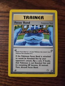 Focus Band 86/111 - Neo Genesis - Pokemon TCG Non Holo - Image 1