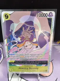 One Piece Carrying On His Will Jewelry Bonney OP13-108 Foil Super Rare SR - Image 1