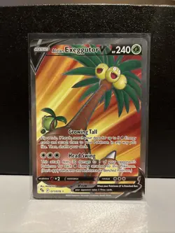 Pokemon - Alolan Exeggutor V (Full Art) - 071/078 - SWSH: Pokemon GO - Holo - Image 1