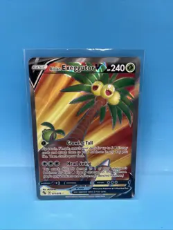 Pokemon TCG Alolan Exeggutor V (Full Art) Pokemon Go 071/078 Holo Ultra Rare - Image 1