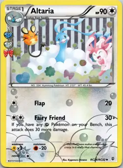 Altaria RC24/RC32 Generations: Radiant Collection Reverse Holo Pokemon TCG NM - Image 1