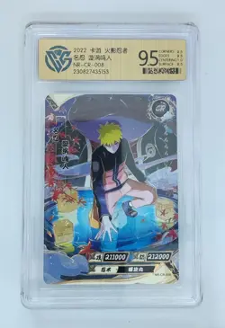 Uzumaki Naruto - KaYou Naruto CCG Trading Card NR-CR-008 CangKa 9.5 Gem Mint - Image 1