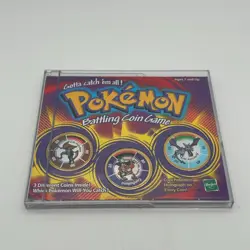Pokemon Battling Coin Game 141 Kabutops/122 Mr. Mime/142 Aerodactyl Hasbro 1999 - Image 1