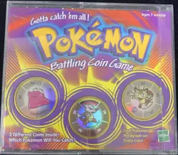 1999 Pokemon Battle Coin Ditto, Marowak, Meowith - Image 1