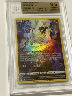 Mew GG10/GG70 Pokemon Crown Zenith: Galarian Gallery Holo BGS 9.5 GEM MINT - Image 2