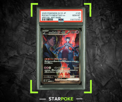 [PSA 10] Pokemon Card - SV10 - Rocket's Mewtwo ex 125/098 SAR - Image 1
