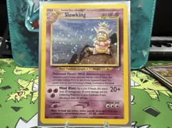 Pokemon TCG Slowking Neo Genesis Holo Rare Card 14/111 - Image 1