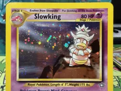 Pokemon TCG Slowking Neo Genesis Holo Rare Card 14/111 - Image 3