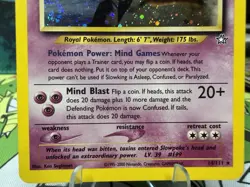 Pokemon TCG Slowking Neo Genesis Holo Rare Card 14/111 - Image 4