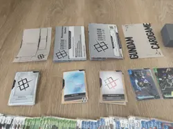 🔥Gundam TCG Ver. Beta COMPLETE Box *Opened* (English) ALL CARDS - 4 LR - Image 3