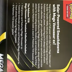 Pokemon TCG Mega Venusaur ex Premium Collection Box Set New Sealed - IN HAND - Image 3