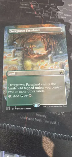 MTG Overgrown Farmland (Borderless) - Image 1