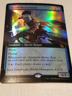 Faerie Mastermind (Extended Art) March of the Machine Foil - Image 1