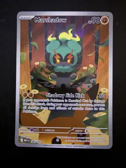 Marshadow 146/132 Mega Evolution Holo Rare Pokemon TCG Card NM - Image 1