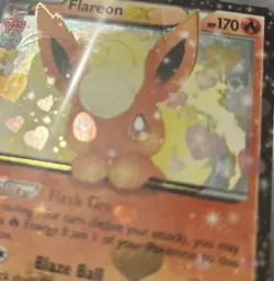 Pokemon Generations Radiant Collection Flareon EX #RC MP or Better - Image 4