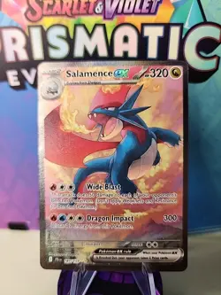 Pokemon TCG Scarlet & Violet Journey Together Salamence Ex #187/159 - Image 1