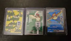 Pidgeot EX 225/197 Pidgeotto 208 Pidgey 207 Pokemon Obsidian Flames NM - Image 1