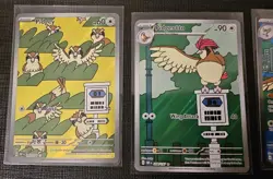 Pidgeot EX 225/197 Pidgeotto 208 Pidgey 207 Pokemon Obsidian Flames NM - Image 3