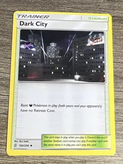 Dark City 193/236 SM - Unified Minds Uncommon Normal Pokemon TCG NM - Image 1
