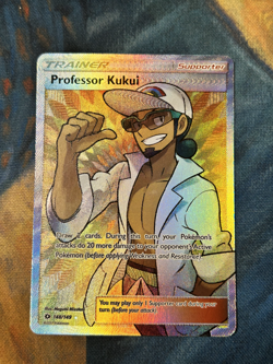 Pokemon TCG - Professor Kukui 148/149 Full Art Sun and Moon Base NM - Image 1