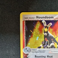 Team Magma's Houndoom 10/95 Team Magma vs Team Aqua Holo Pokemon TCG - NM - Image 3