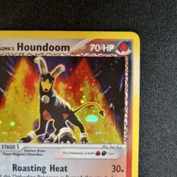Team Magma's Houndoom 10/95 Team Magma vs Team Aqua Holo Pokemon TCG - NM - Image 4