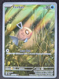 Pokemon TCG Feebas Illustration Rare Card 198/191 Surging Sparks - Image 1