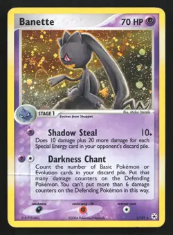 Banette 1/101 Hidden Legends Holo Rare Pokemon Card - Image 1