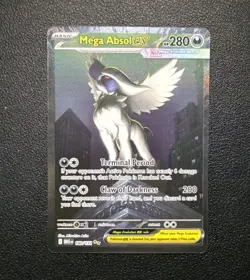 Pokemon TCG Mega Evolution Mega Absol EX SIR 180/132 NM PACK FRESH - Image 1