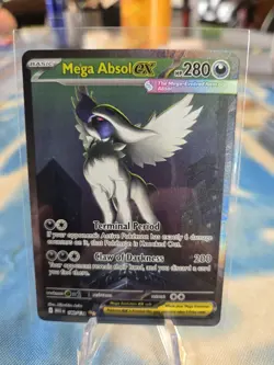 Pokemon TCG, Mega Evolution, Mega Absol EX, SIR, 180/132, NM - Image 1